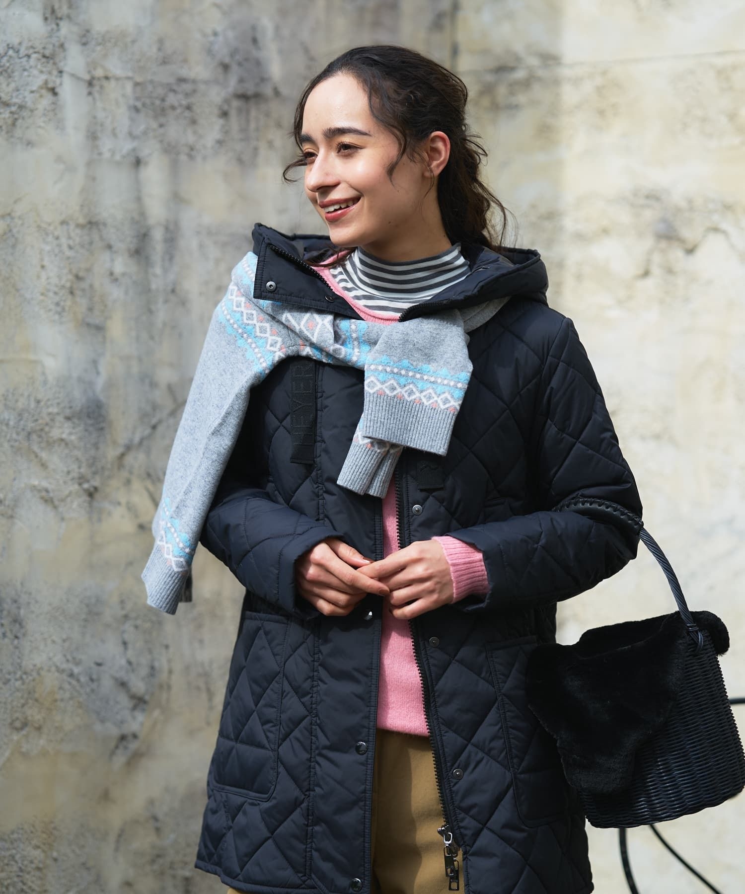 防寒】フーデッドキルティングコート【HEYER】|キャラ・オ・クルス