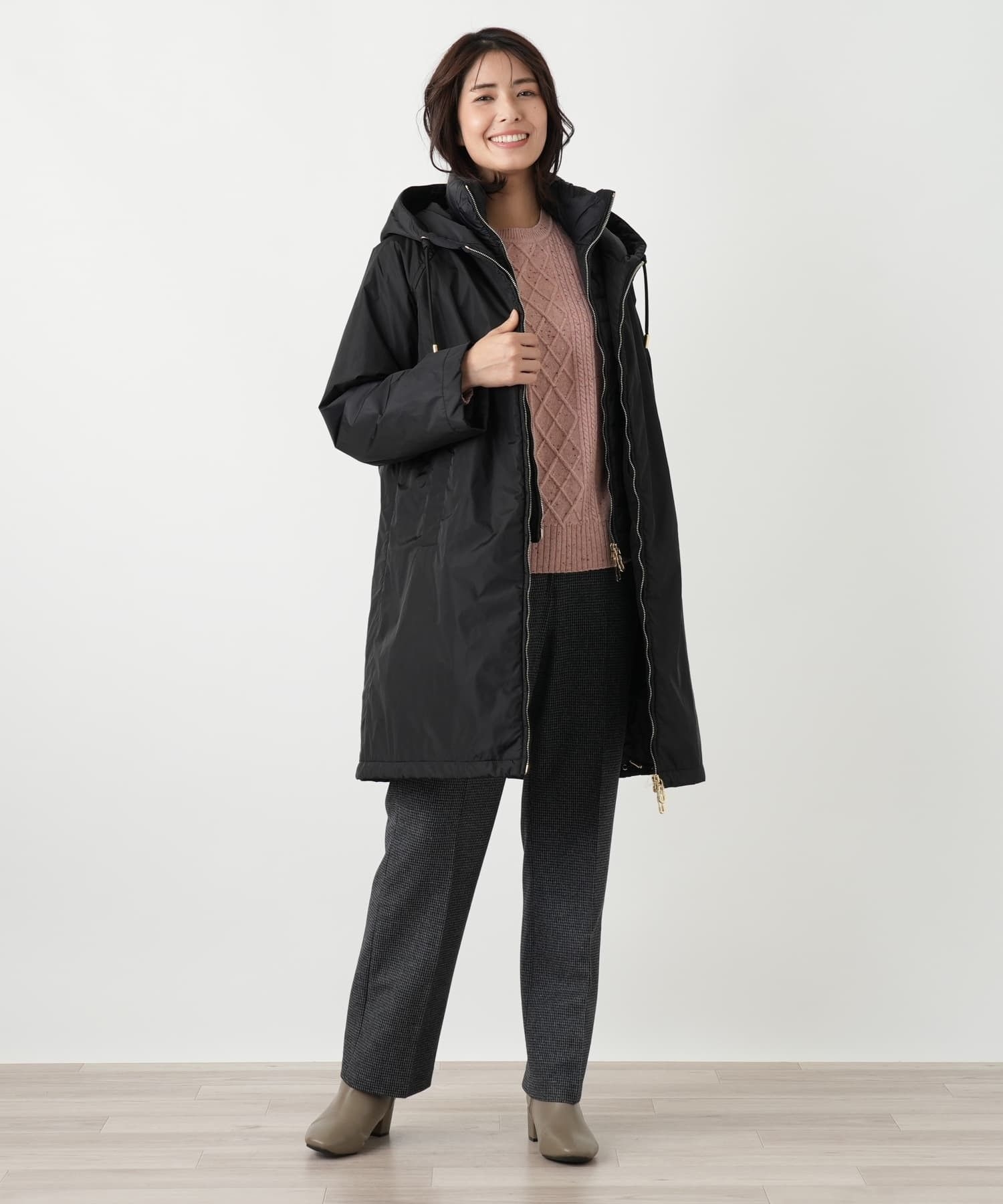 2WAYフーデッドジップコート|レリアン | レリアン公式オンラインストア