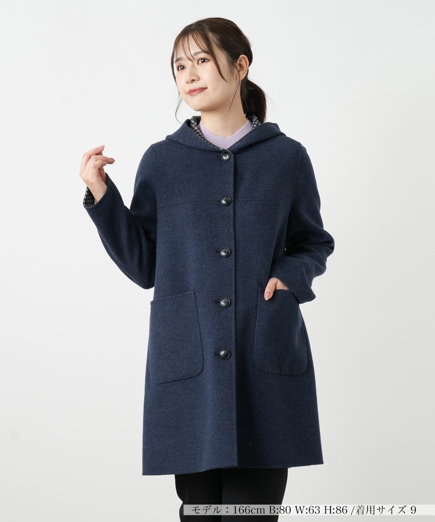 Leilian レリアン/お洒落!!ハーフコート 9 レリアン ☆美品☆Leilian