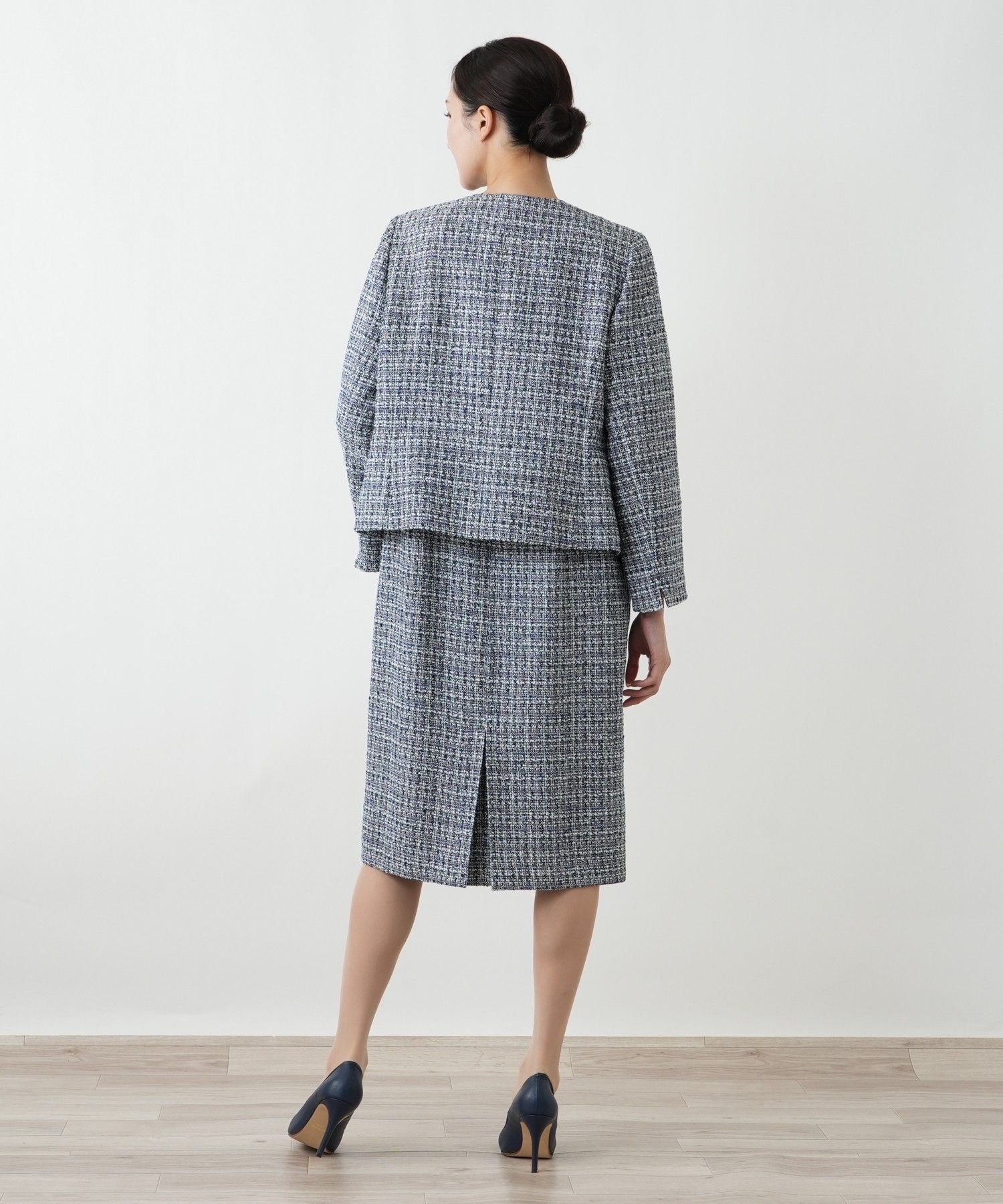 ミックスツイードジャケット【26年1月カタログ】|レリアン プラス