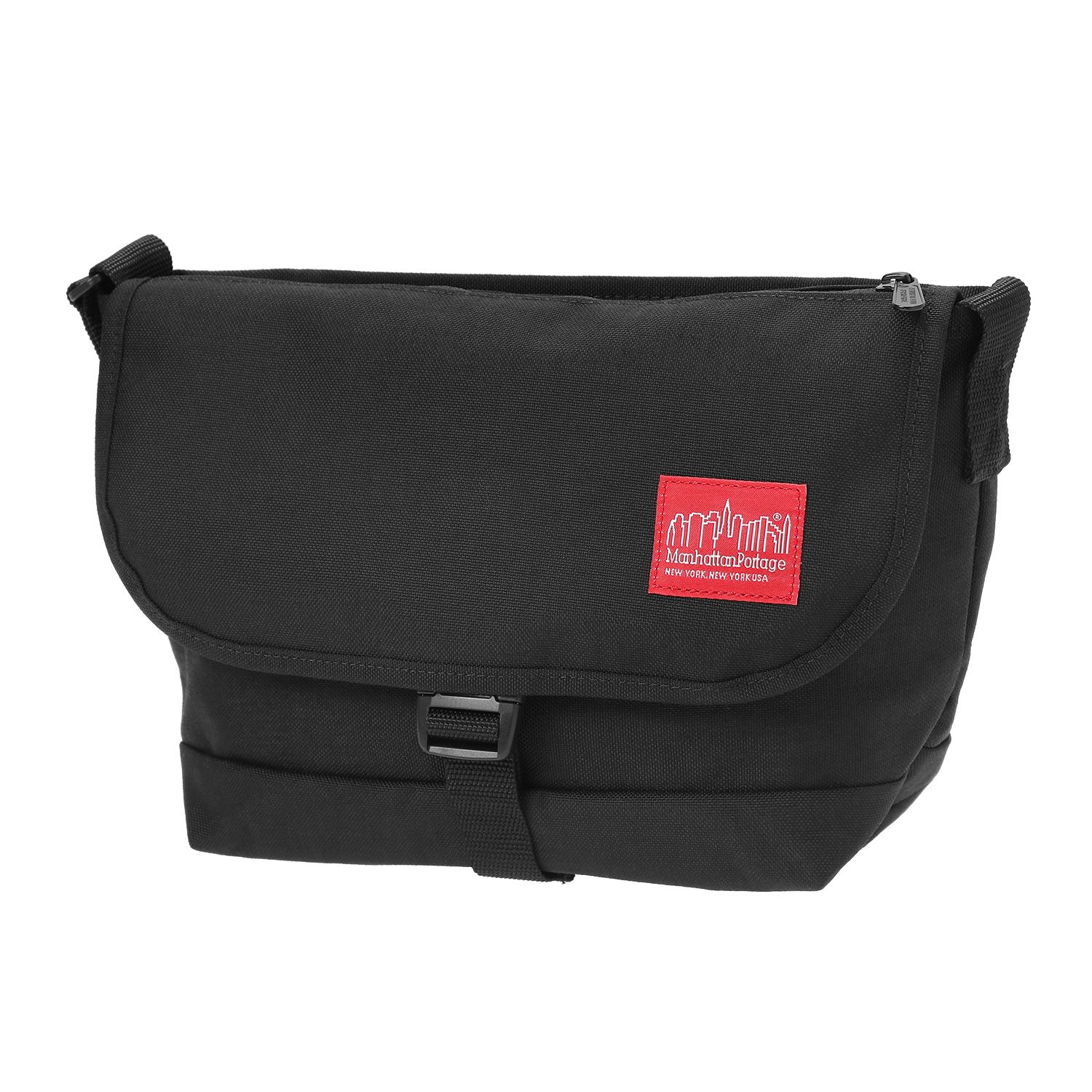 Nylon Messenger Bag JRS Flap Zipper Pocket | Manhattan Portage