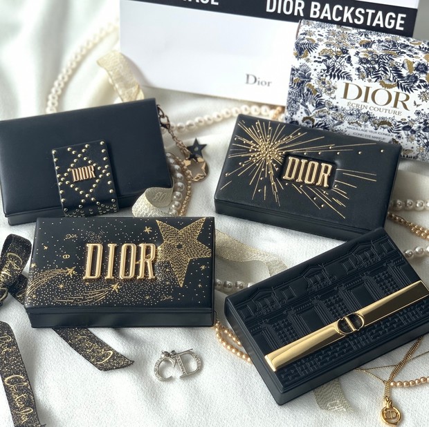 Dior【クリスマスコフレ2021】エクランクチュールアイパレット開封