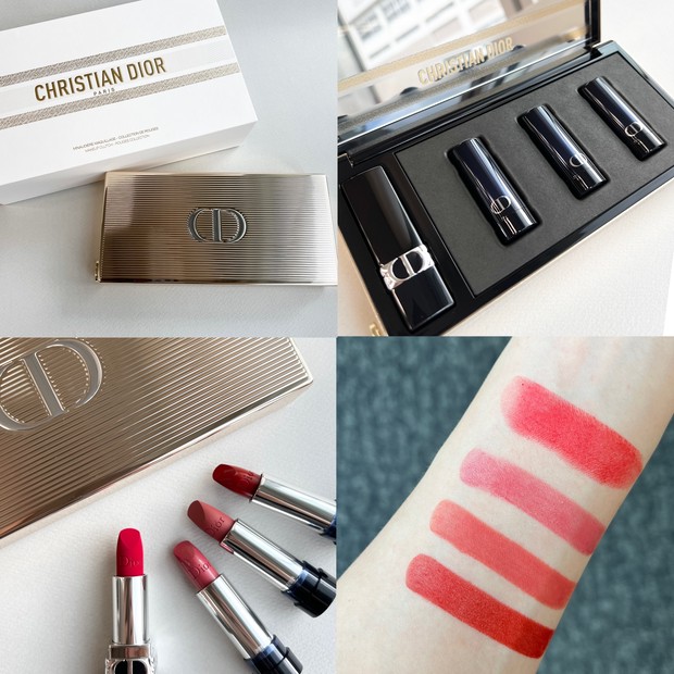 ディオールのホリデーコレクションをスウォッチ！ 5色アイパレットや