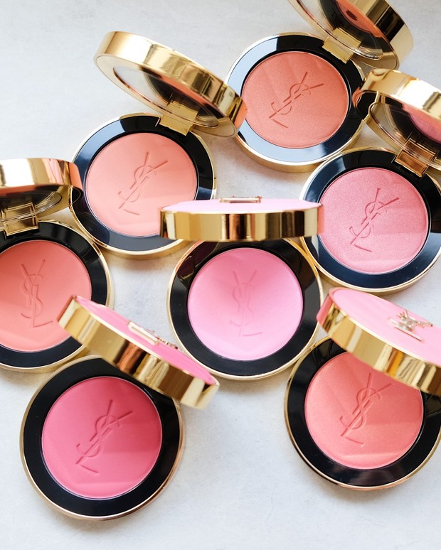 YSL（イヴ・サンローラン）の新チークをスウォッチ！ 3つの質感から