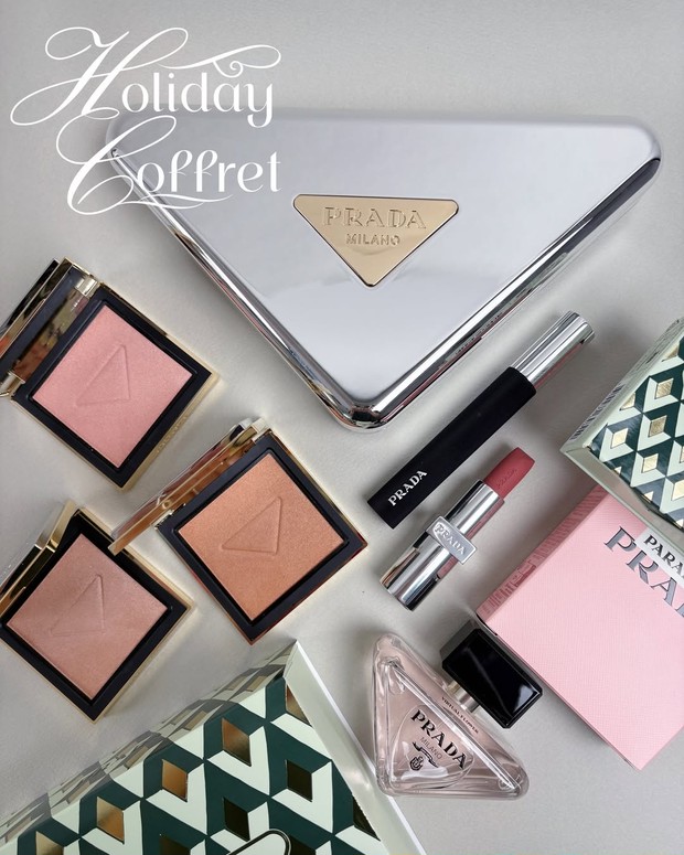 プラダ ビューティのホリデー限定アイテムをスウォッチ！ テーマは