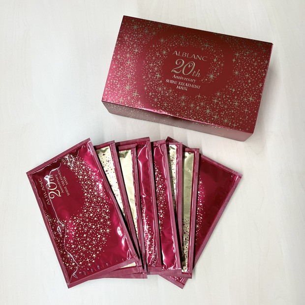 20周年を迎えたALBLANCから限定発売！1枚1,000円超えのシートマスクは