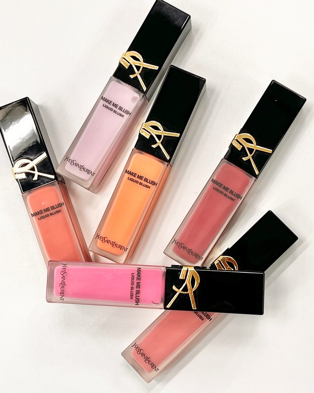 YSL（イヴ・サンローラン）の新クリームチークを全色スウォッチ！ 素肌
