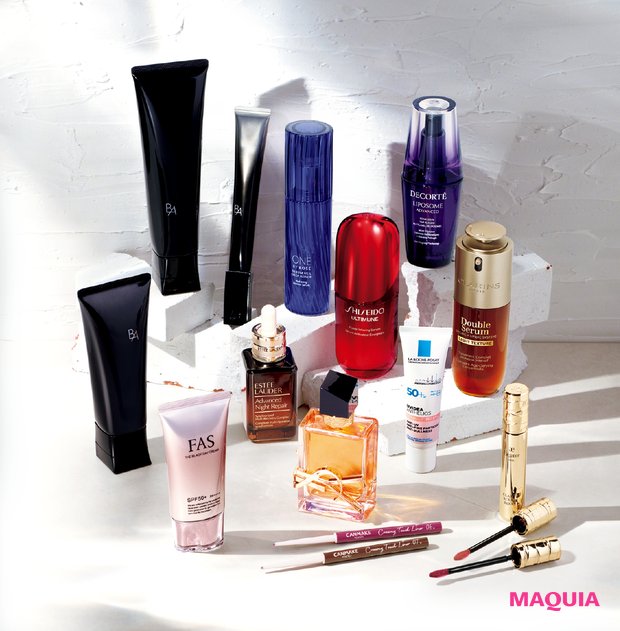 MAQUIA8月号付録は「神崎 恵名品コスメ図鑑」。超豪華11ブランドの