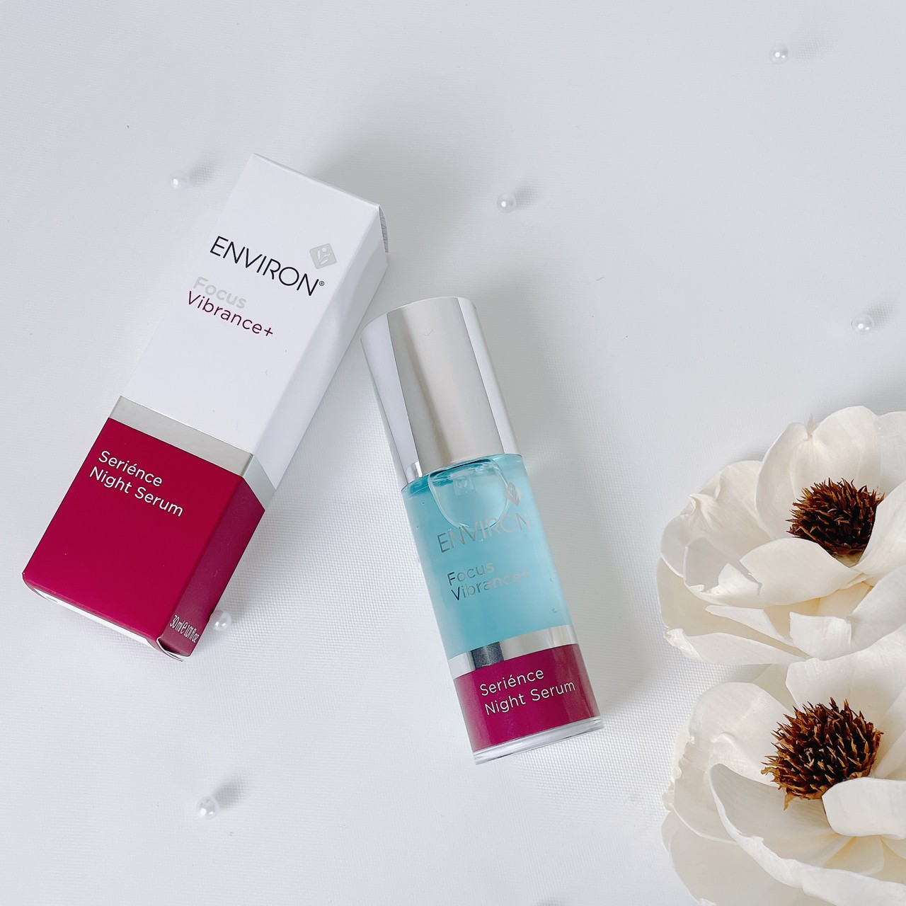 エンビロン】初の夜用美容液「セリエンスナイトセラム」｜乾燥肌が使っ