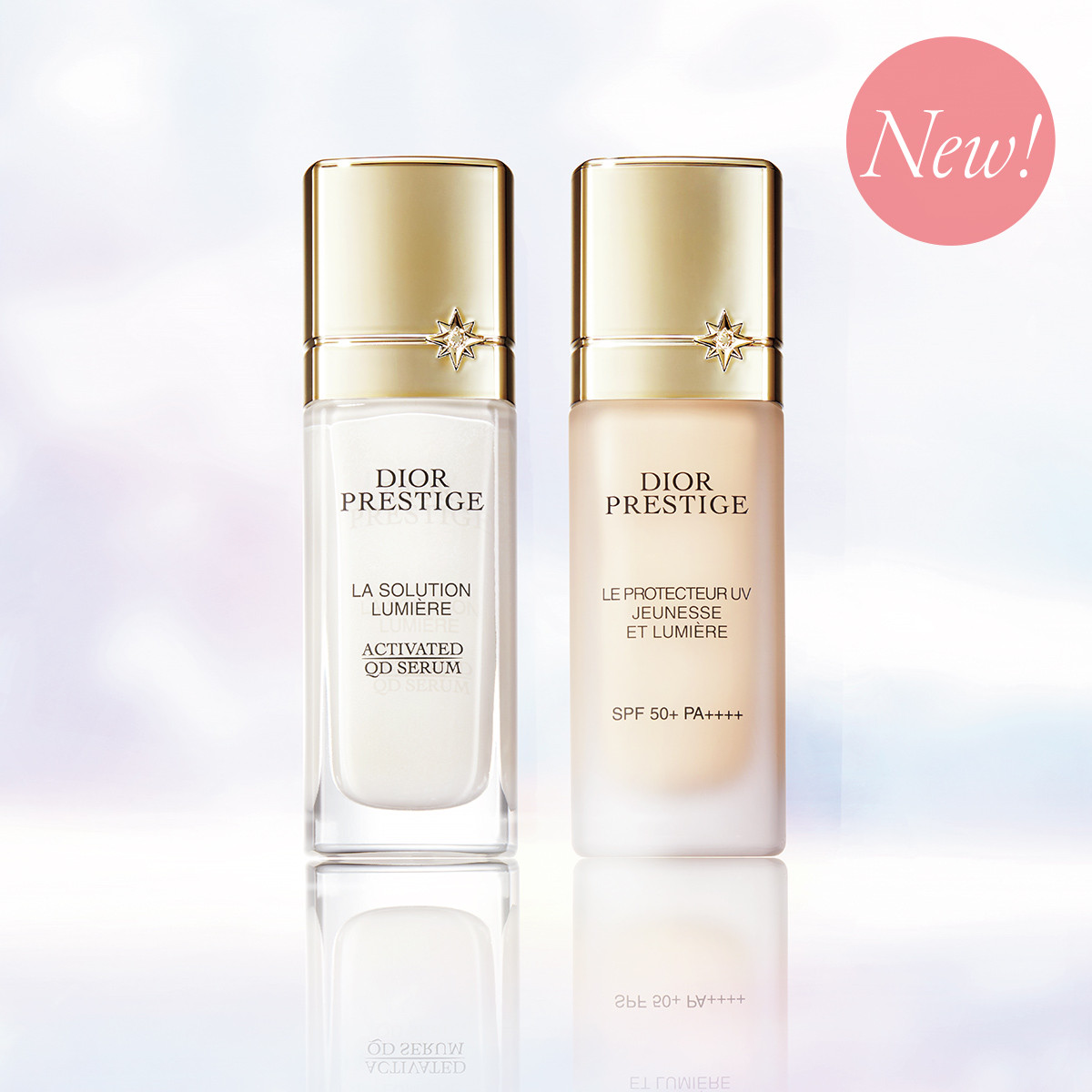 ディオール プレステージ ホワイトの高機能美容液UV下地で、艶やかで