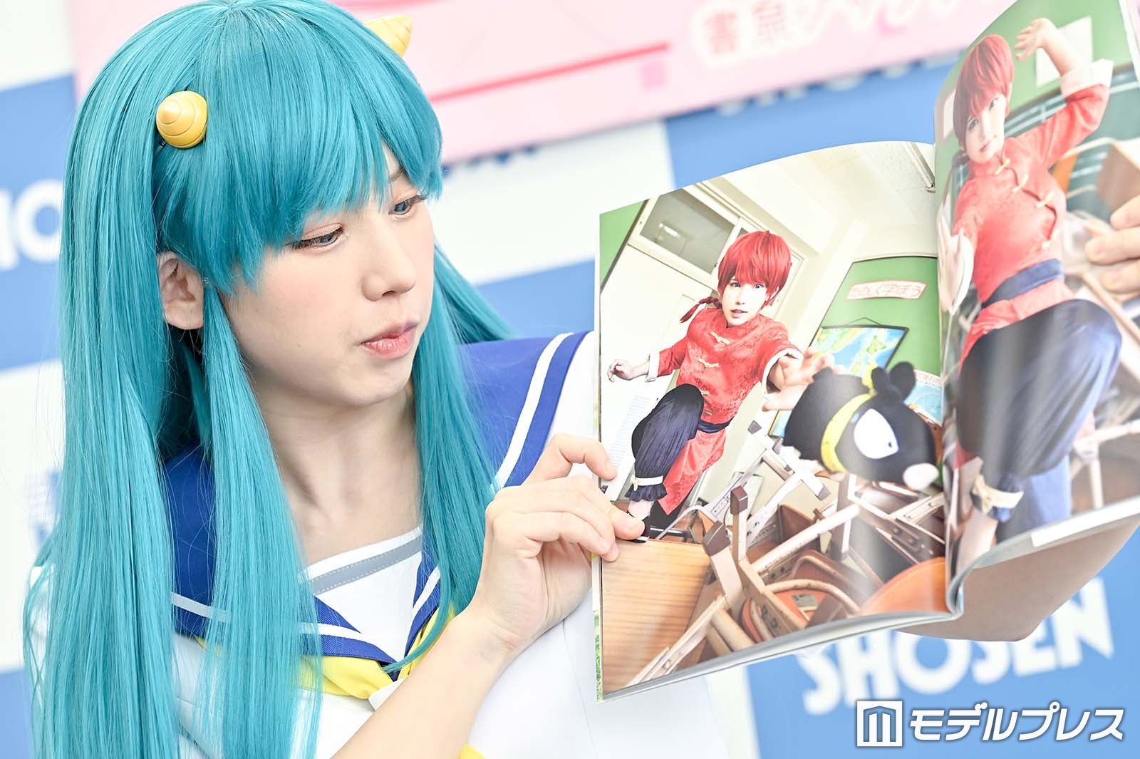 えなこ「うる星やつら」ラムちゃんコスプレで登場 サプライズに興奮