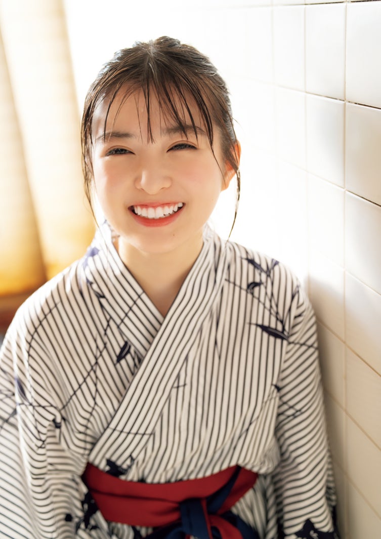 乃木坂46小川彩、浴衣姿でフレッシュな笑顔 初選抜への想い・今後の