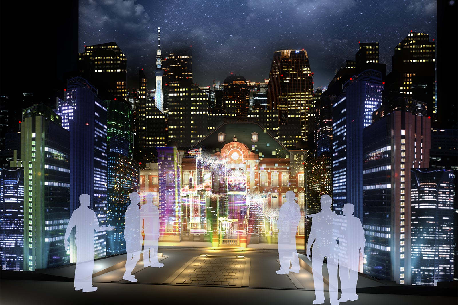 東京駅3Dマッピングが甦る！渋谷で“都市”のアート展「TOKYO ART CITY