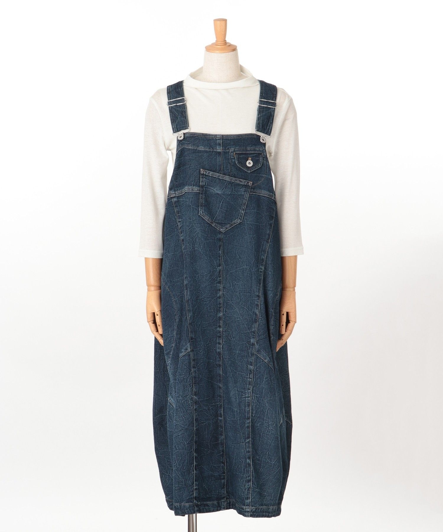 ニットライクデニム ワンピース|Cube-Cube | Sensounico ONLINE STORE