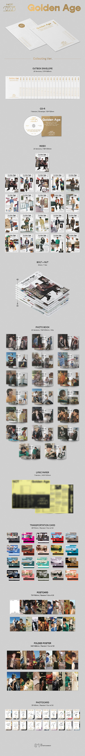 韓国盤】『Golden Age』【Collecting Ver.(全20種ランダム)】｜NCT｜mu