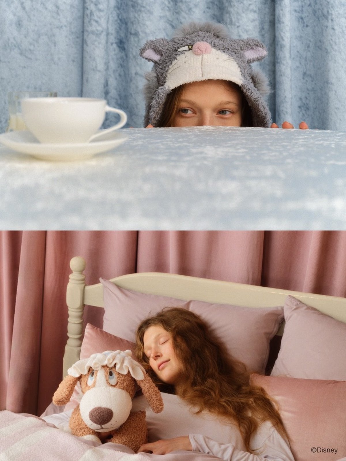 ジェラート ピケ】の寝具ラインから、ディズニーキャラクターの