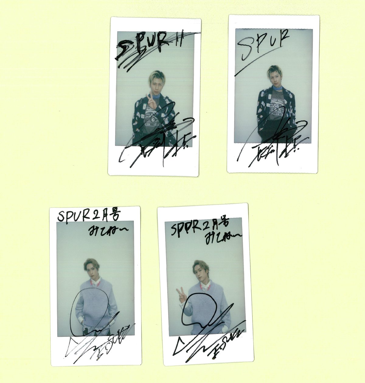 プレゼントあり！ SPUR2月号に初登場、【藤原樹＆長谷川慎（THE