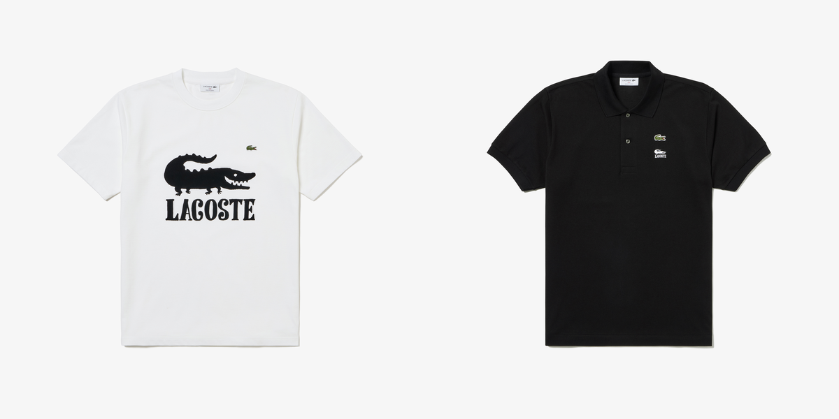 ラコステ ワンピースコラボ ワニロゴ刺繍 L.12.12 ポロシャツ ホワイト