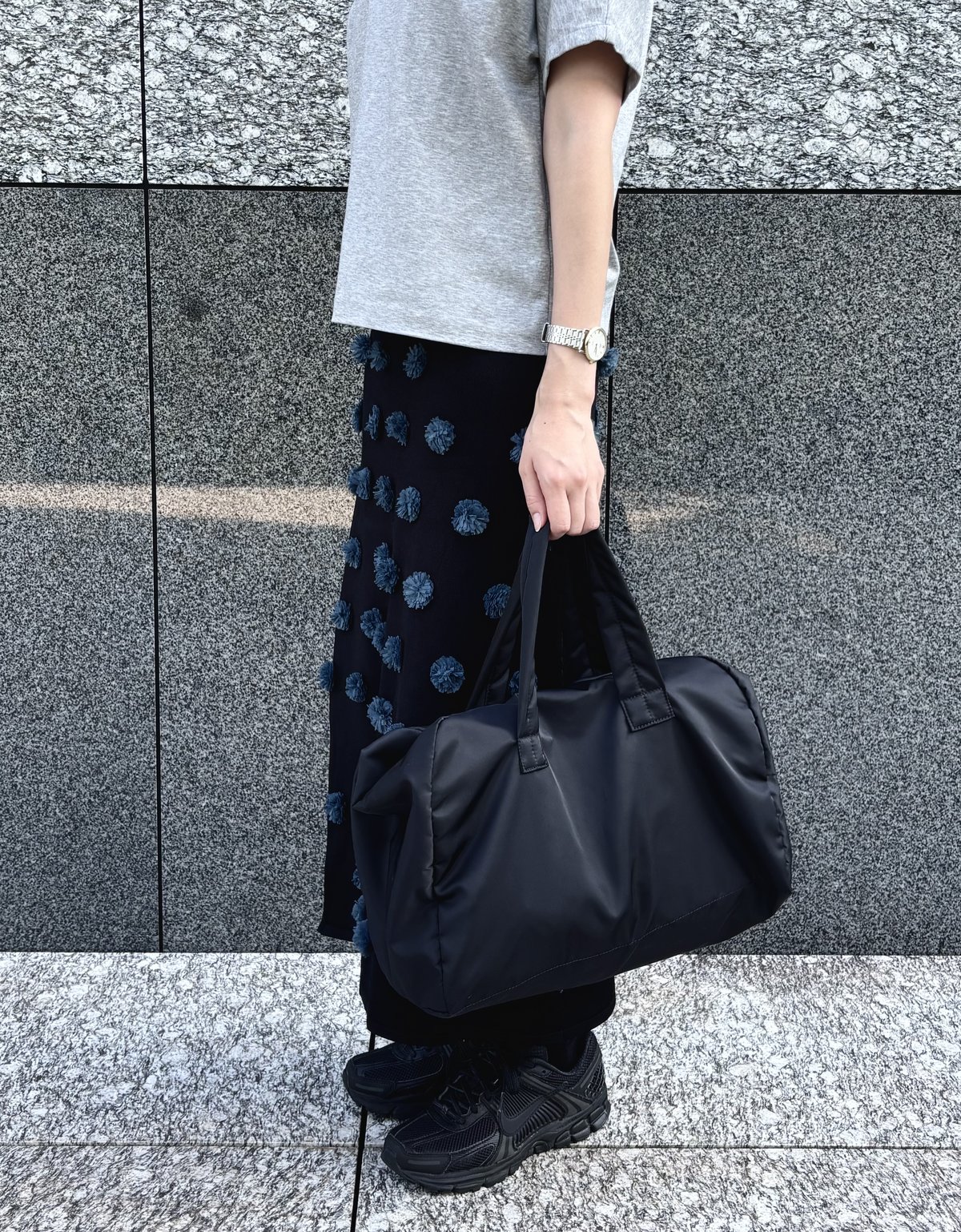 1泊2日の出張も安心！ 【コム デ ギャルソン】の大容量ナイロンバッグ