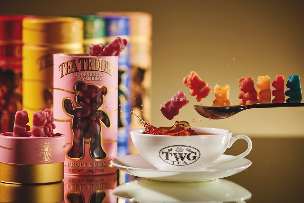 希少なホワイトティーをキュートなフルーツグミに。ドリンクにも