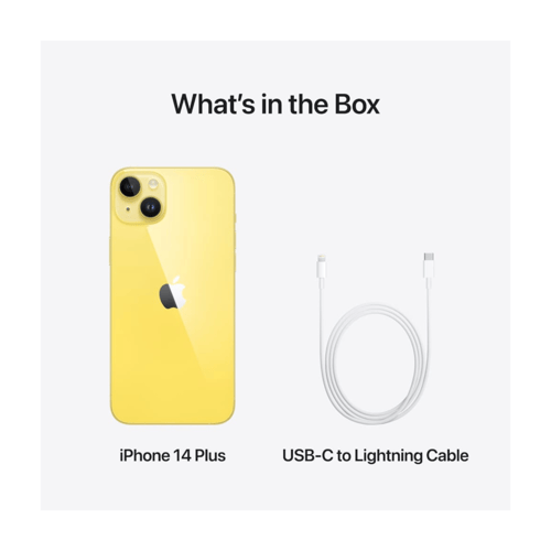 Shop Apple iPhone 14 Plus (Yellow, 512GB) Online at Poorvika