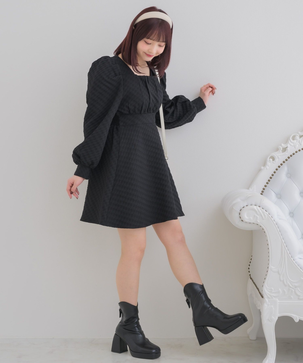 ジャガードミニOP|ems excite | RETRO GIRL ONLINE STORE レトロガール