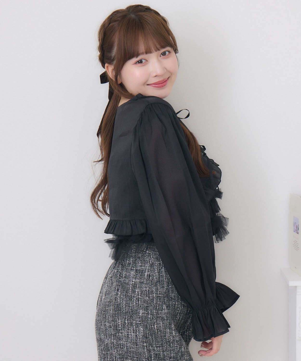 セットアイテム】フリルチュールキャミSET|ems excite | RETRO GIRL