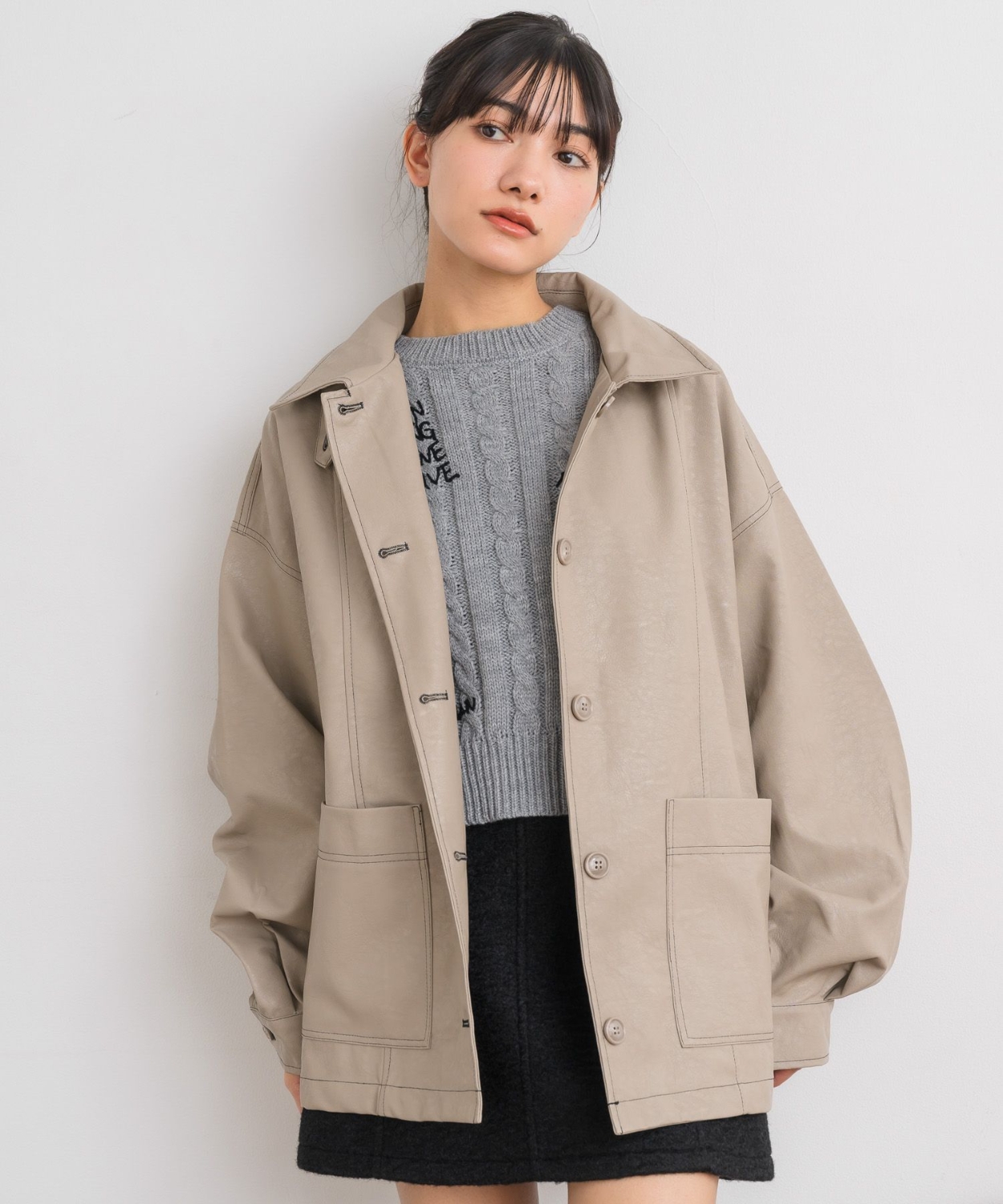 Fレザーカバーオール|RETRO GIRL | RETRO GIRL ONLINE STORE レトロ