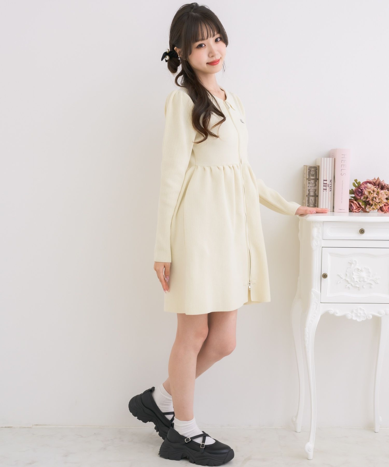 WZIPニットワンピース|ems excite | RETRO GIRL ONLINE STORE レトロ