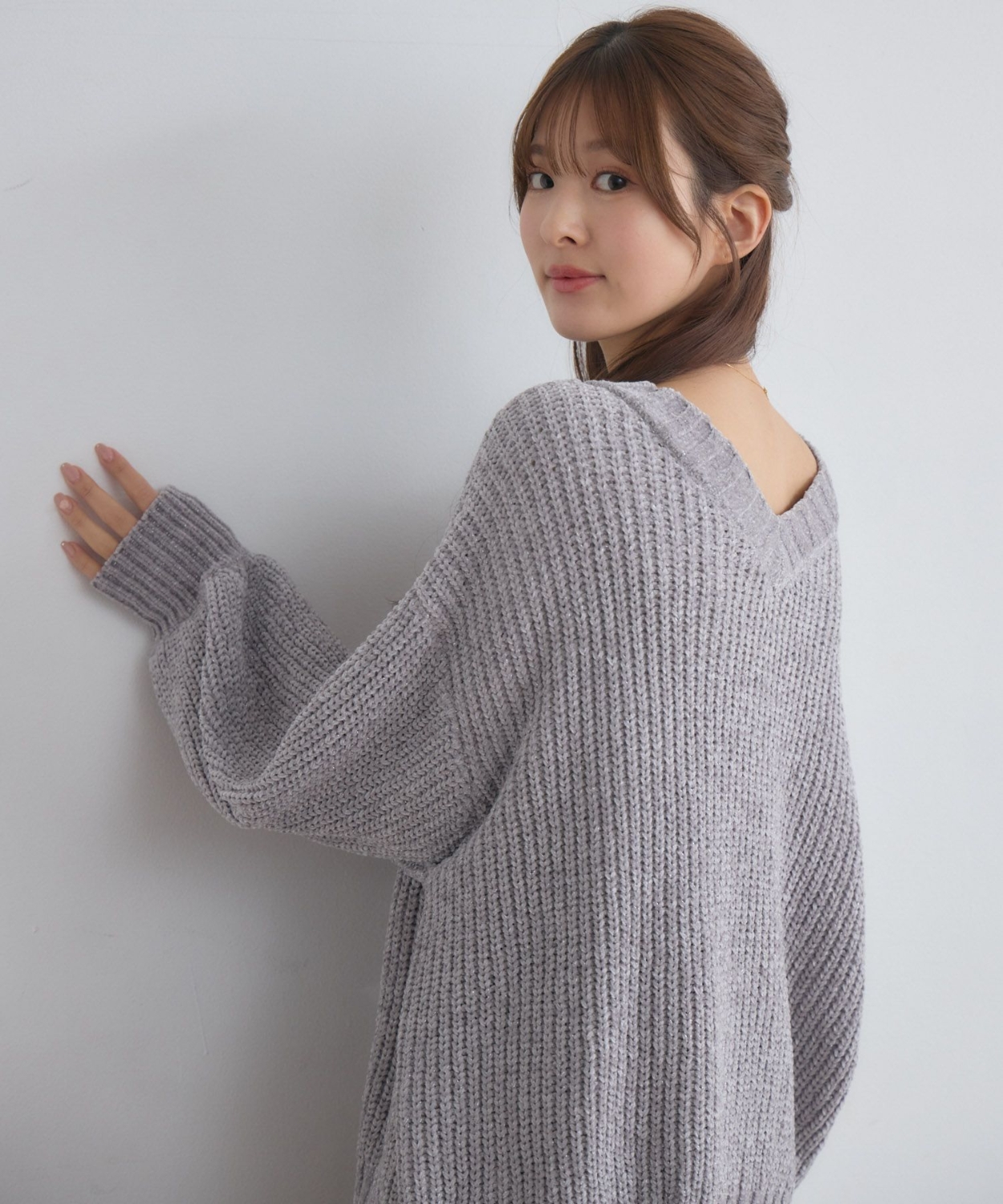 前後2way】ラメモールニット|RETRO GIRL | RETRO GIRL ONLINE STORE