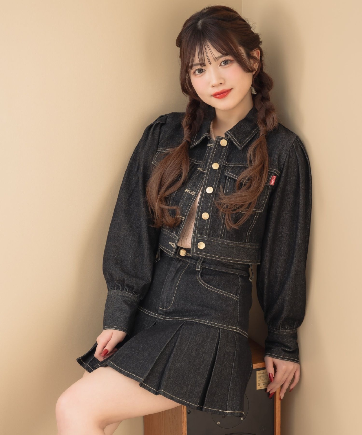 Gジャン＆プリーツSKセット|ems excite | RETRO GIRL ONLINE STORE