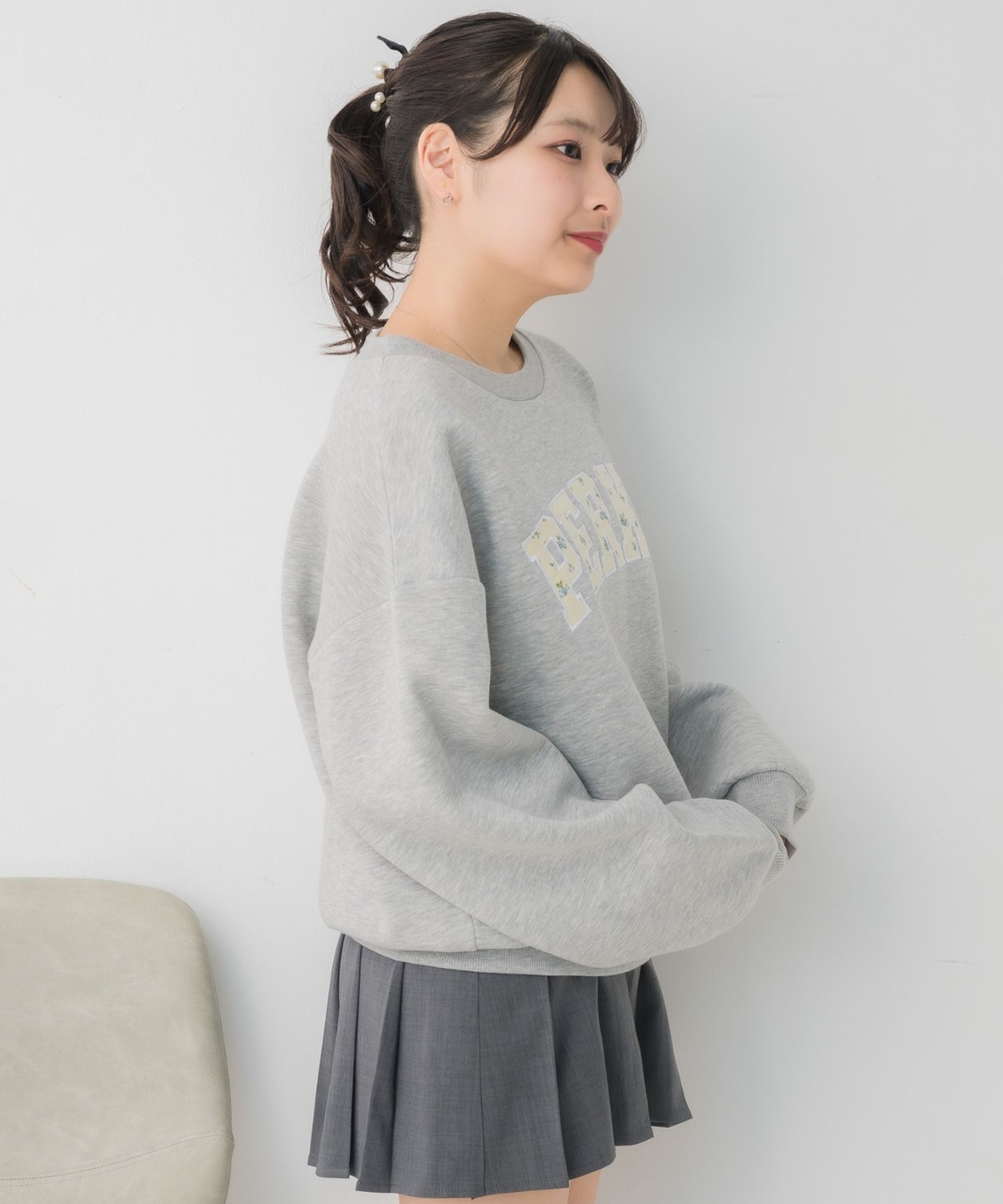 フラワーロゴトレーナー|ems excite | RETRO GIRL ONLINE STORE レトロ