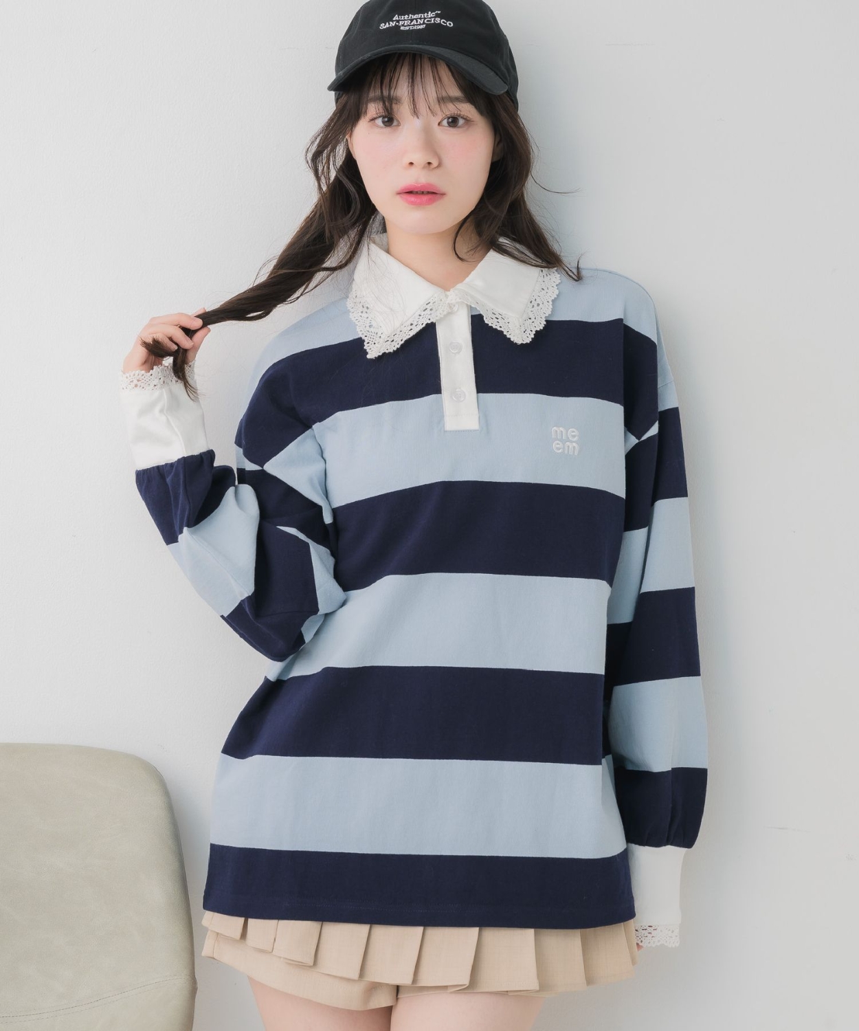 レース付きラガーSH|ems excite | RETRO GIRL ONLINE STORE レトロ