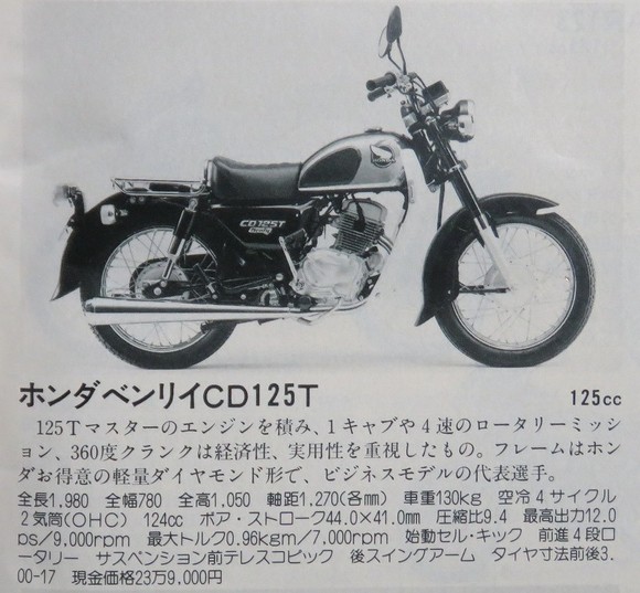 ベンリィ CD 125T エンジン ⭐️鈴の助 ベンリィ CD 125T エンジン