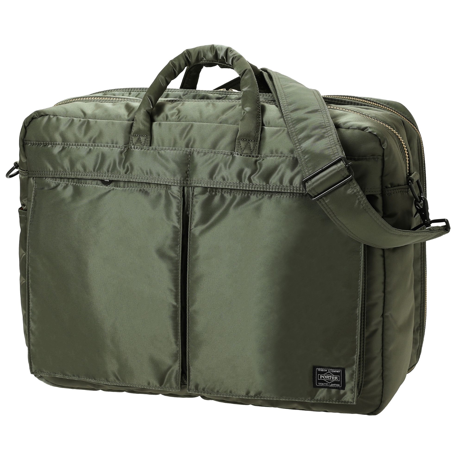 PORTER タンカー ビジネスバッグ 2way ナイロン セージグリーン TANKER