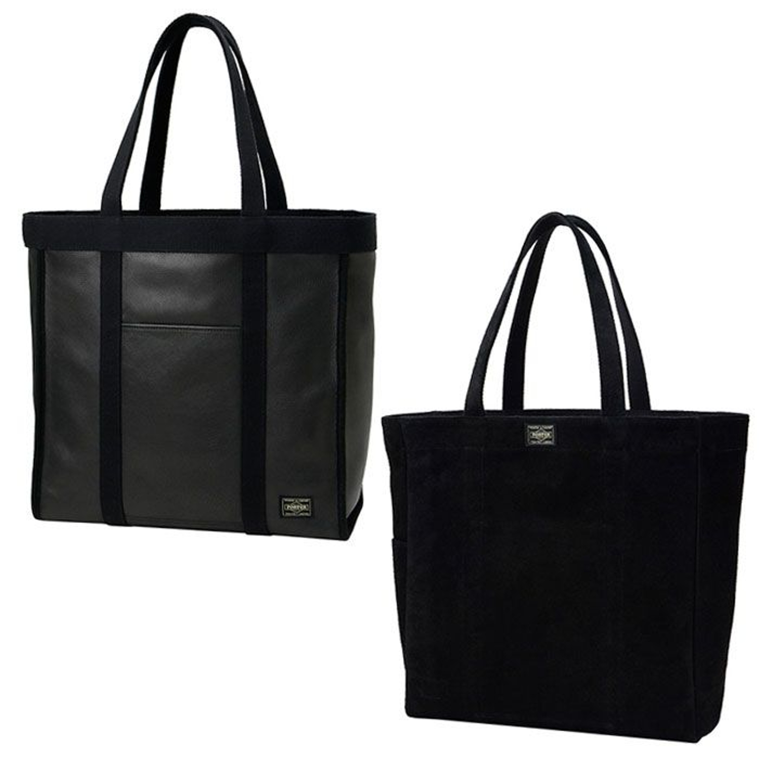 STAND TOTE BLACK LEATHER(スタンドトート ブラックレザー) TOTE BAG