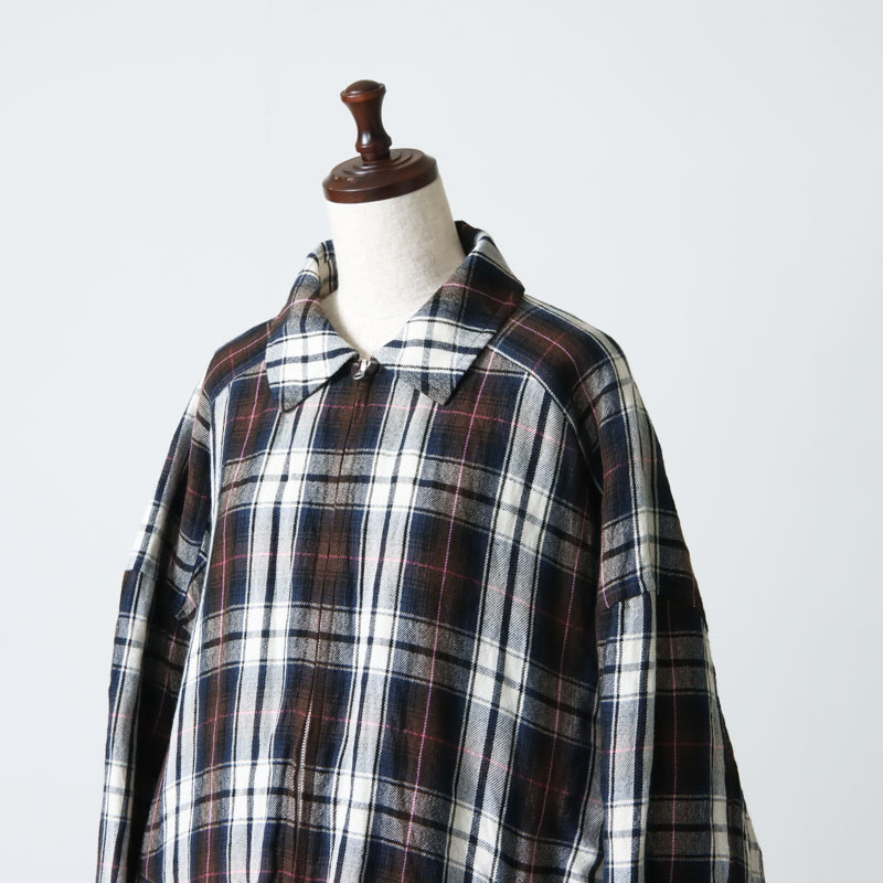 Veritecoeur (ヴェリテクール) ウールチェックブルゾン