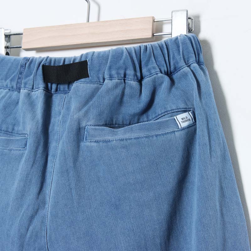 WILD THINGS (ワイルドシングス) DENIM TUCK WIDE PANTS / デニム