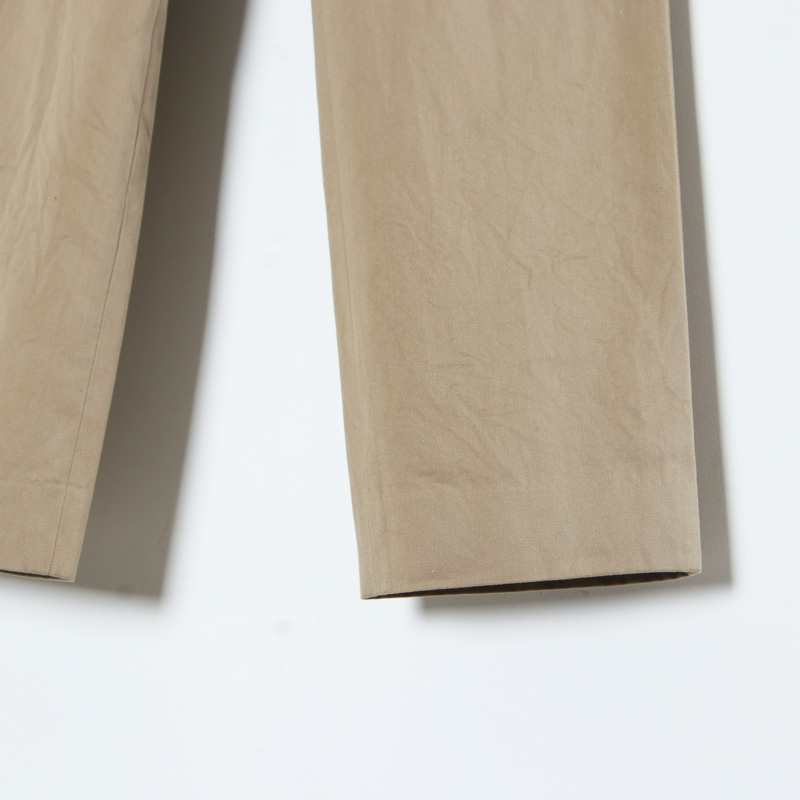 YAECA (ヤエカ) CHINO CLOTH PANTS PIPED / チノクロスパンツパイプド