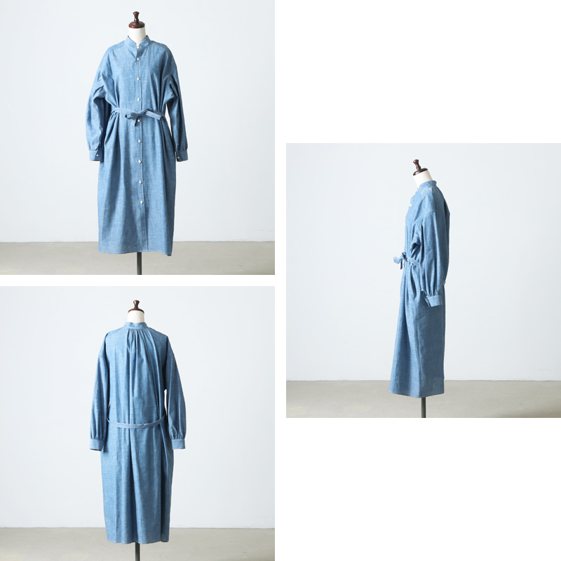 ANATOMICA (アナトミカ) TUSCAN DRESS CHAMBRAY / タスカンドレス