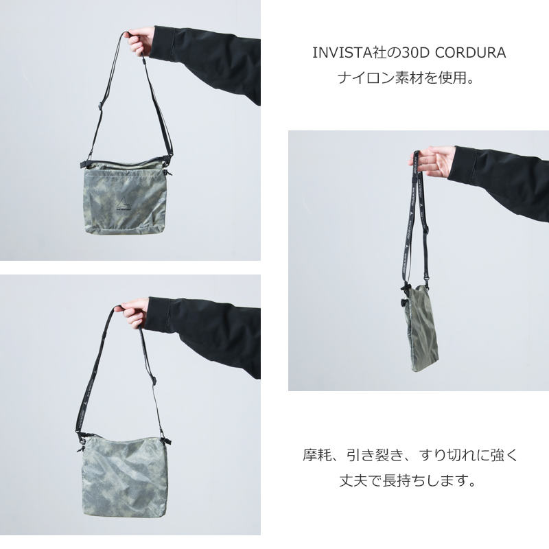 and wander (アンドワンダー) ROA sil printed sacoche / ロアシル