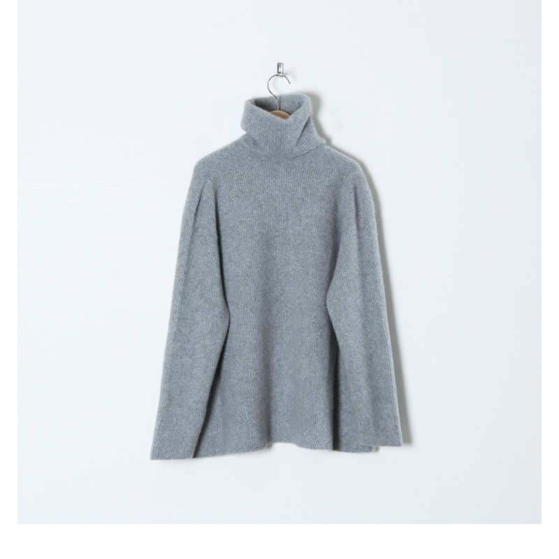 BATONER (バトナー) CASHMERE FOX UNIQUE TURTLE NECK / カシミア