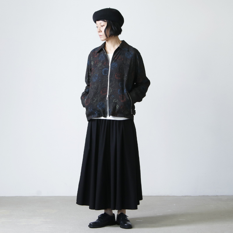 beautiful people (ビューティフルピープル) Wface flower print zip