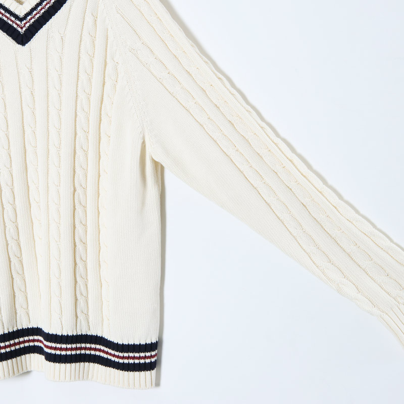 CIOTA (シオタ) スビンコットン Vネックチルデンニット