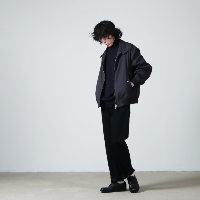 CIOTA (シオタ) Straight 5 Pocket Pants Black（One Wash