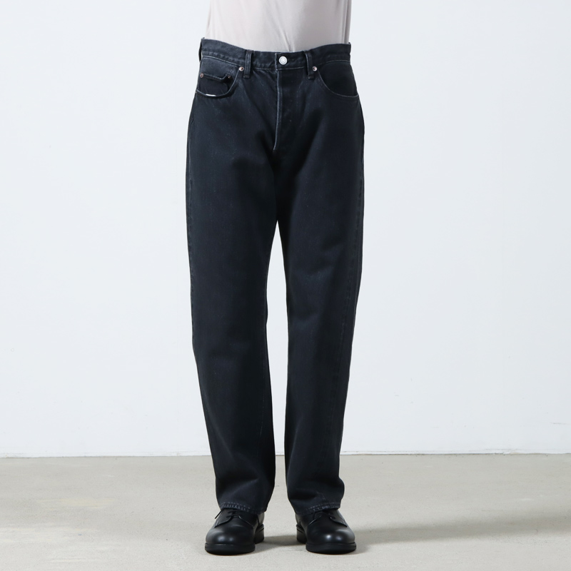 CIOTA (シオタ) Straight 5 Pocket Pants Medium Black / ストレート5