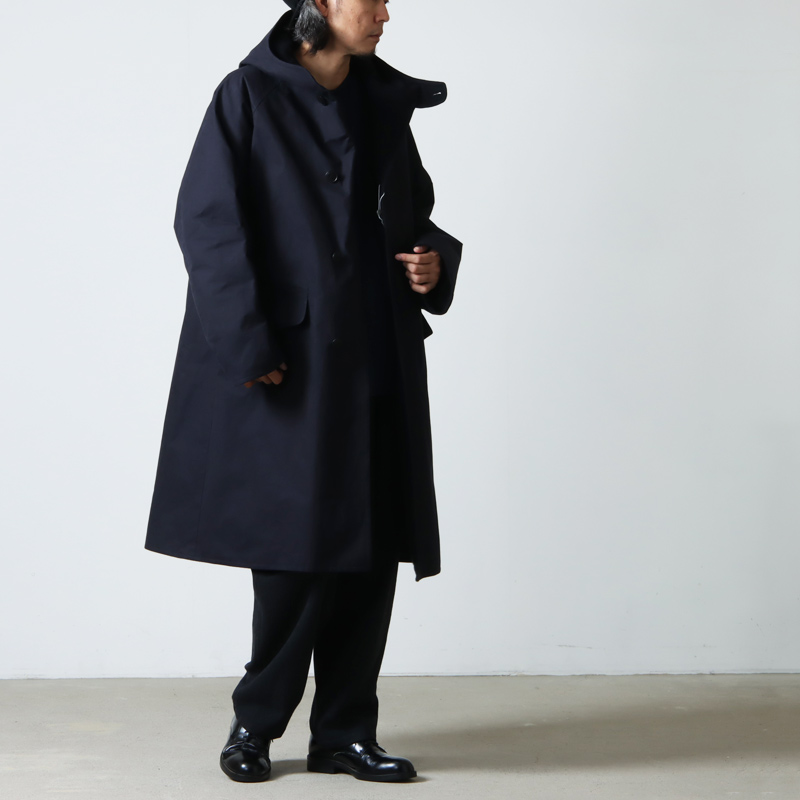 COMOLI (コモリ) コットン フーデッドコート