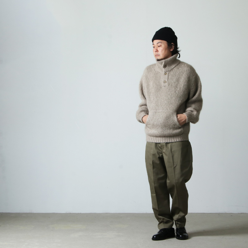 crepuscule (クレプスキュール) mohair lowgage high neck / モヘア