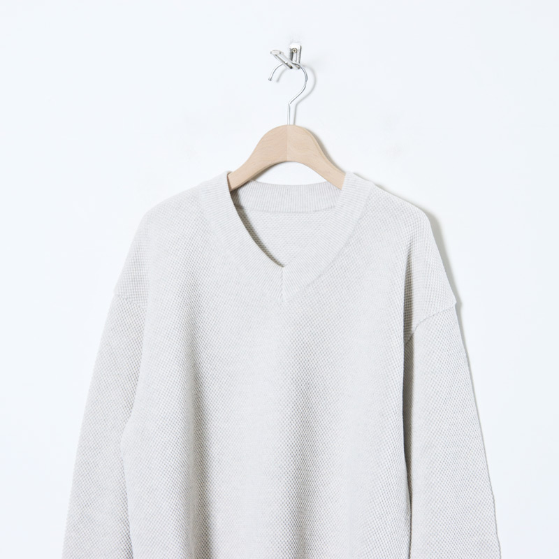 crepuscule (クレプスキュール) Moss Stitch V P/O / モスステッチV