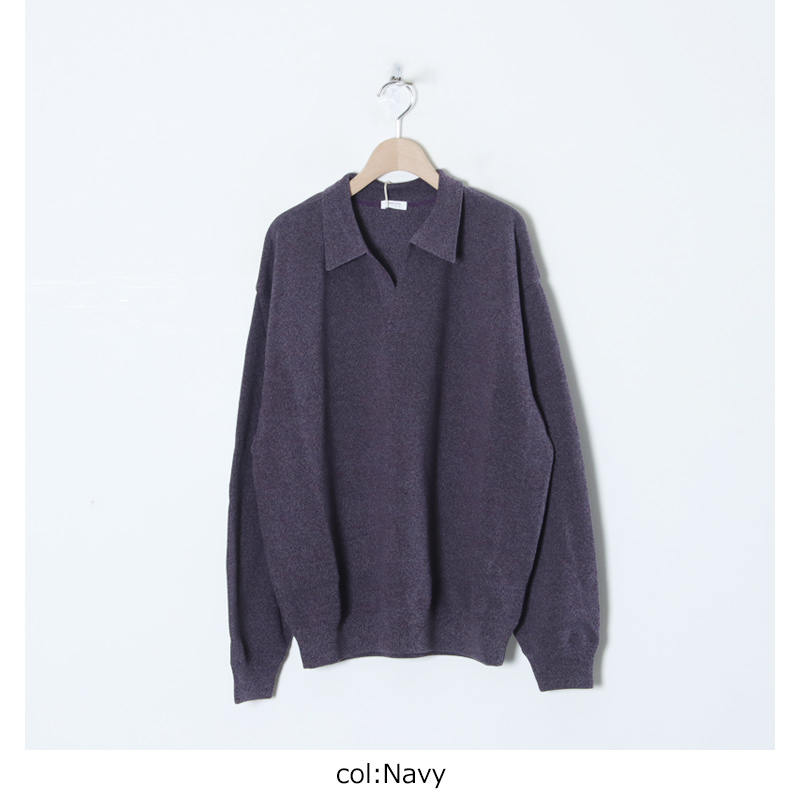 crepuscule (クレプスキュール) Co/Wo Moss Stitch Skipper / コットン